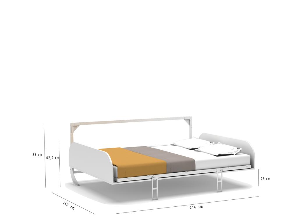 opklapbed simply tweepersoons