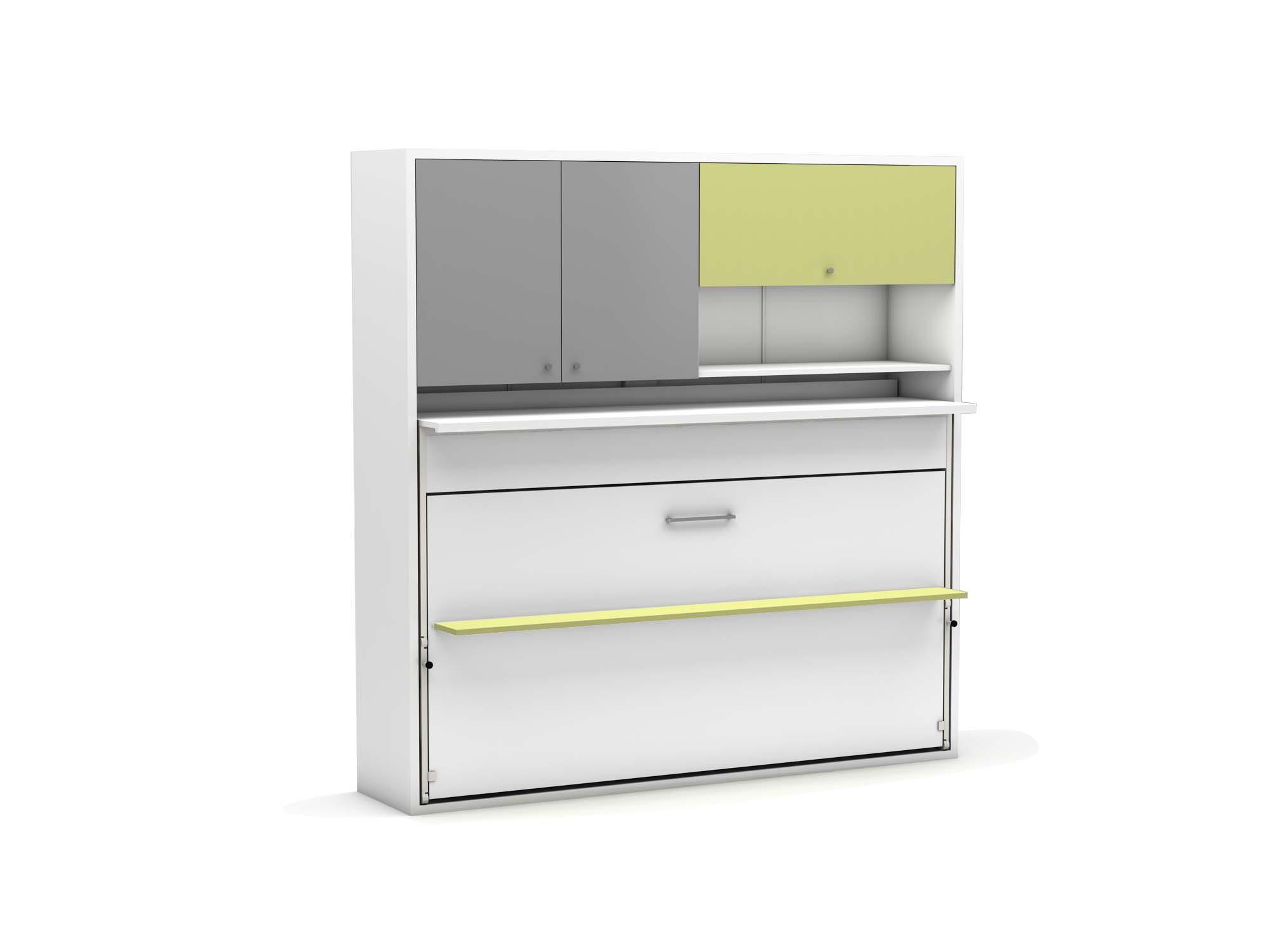 Tweepersoons opklapbed Nitro grijs groen