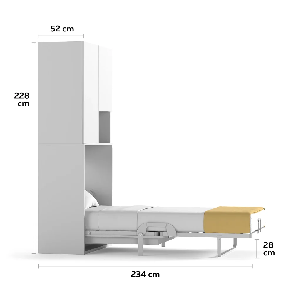 afmeting capsule uitgeklapt