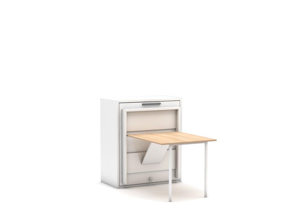 Opklapbed met tafel