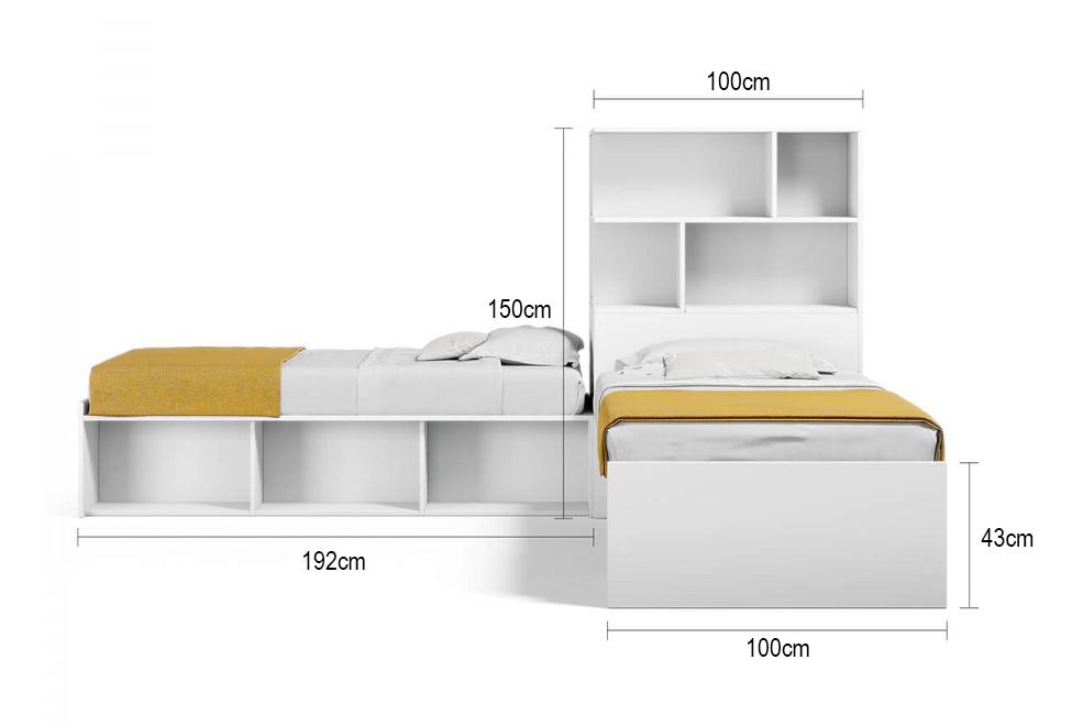 opklapbed hoek