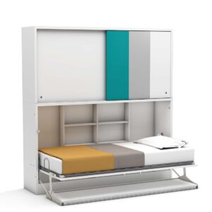 opklapbed met kastruimte