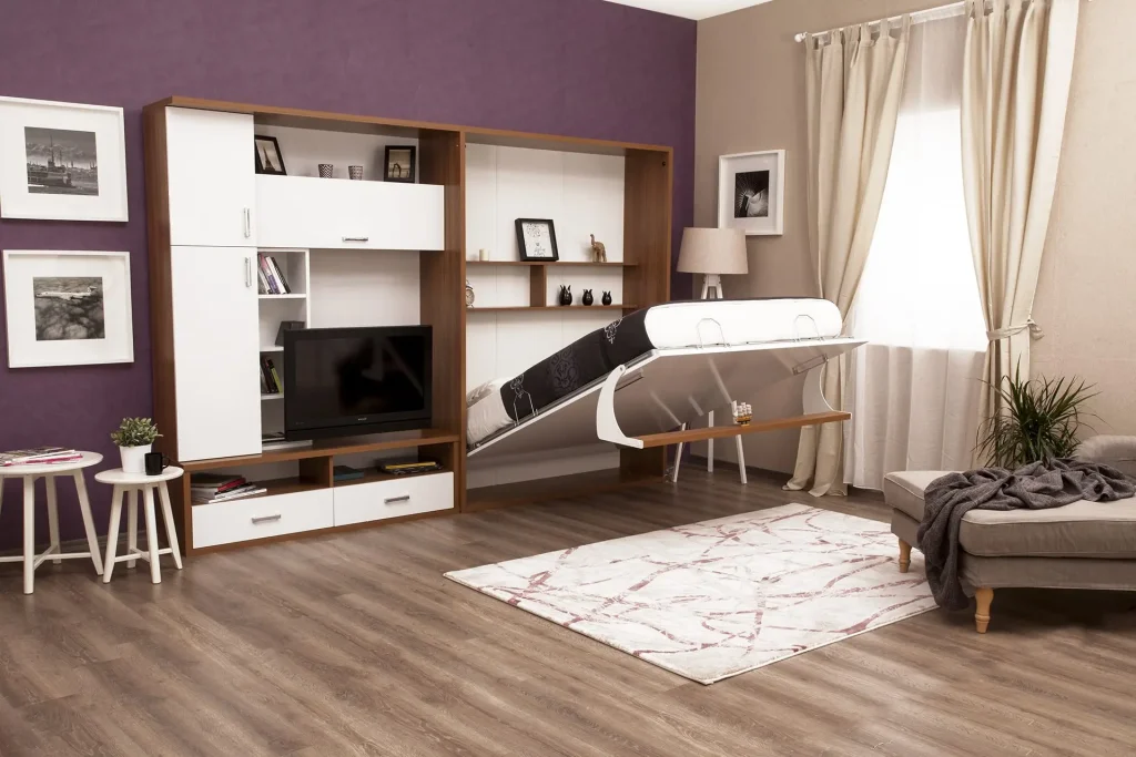 opklapbed met tv meubel