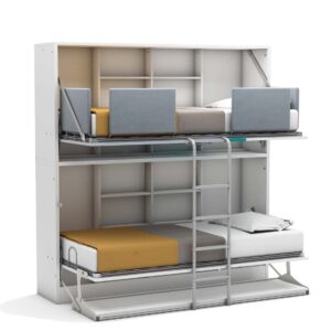 oplkapbed smart bunk met bureau