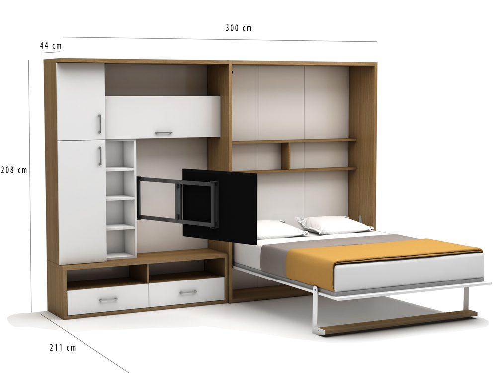 saloon afmetingen 208 cm hoog