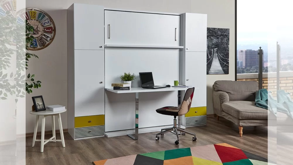tweepersoons opklapbed met bureau kopen
