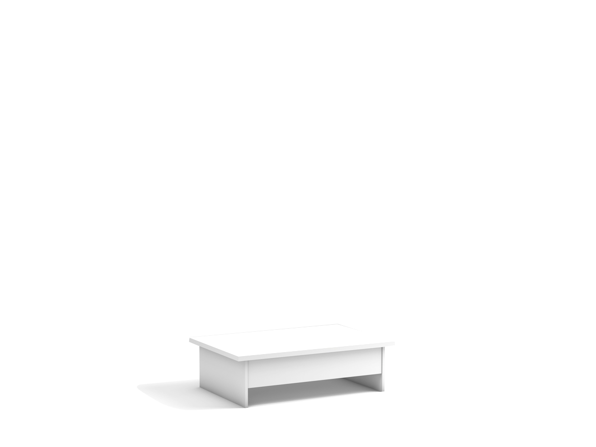 Opklapbare koffietafel wit