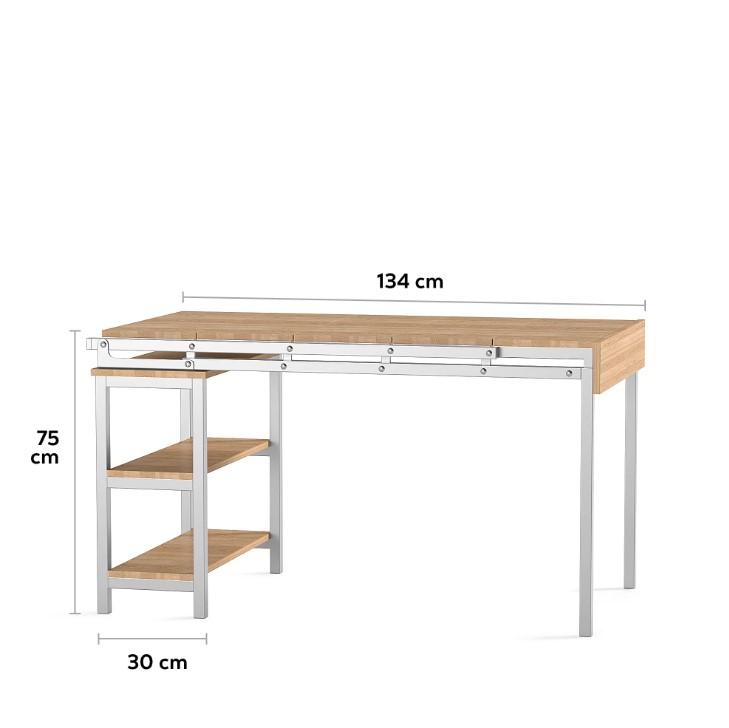 afmetingen tafel naar kast