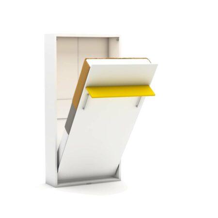 Eenpersoons opklapbed zonder bureau - Happy - Geel