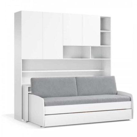 Opklapbed compact met bank