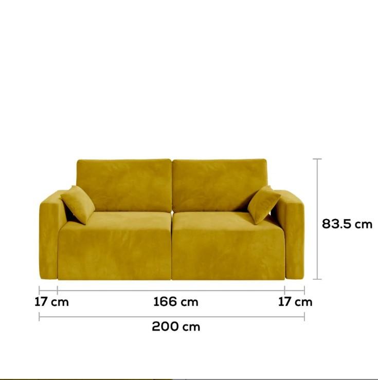 Multimo Bank met opbergruimte Royal Double case 200 cm