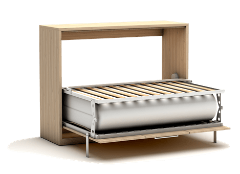 bedkast eiken 2 persoons