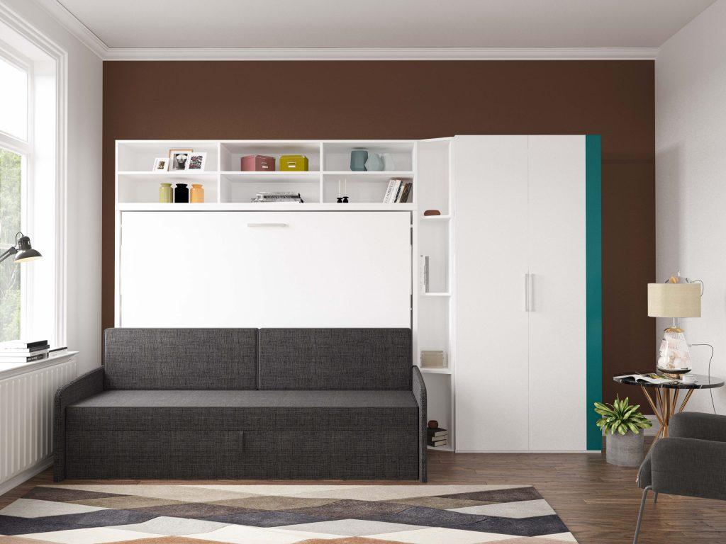 Combinatie Tweepersoons Opklapbed 140x190cm - Couple  - 1123