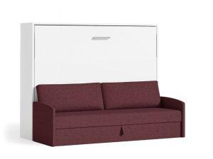 Tweepersoons Opklapbed 140x190cm - Couple  - roze bank