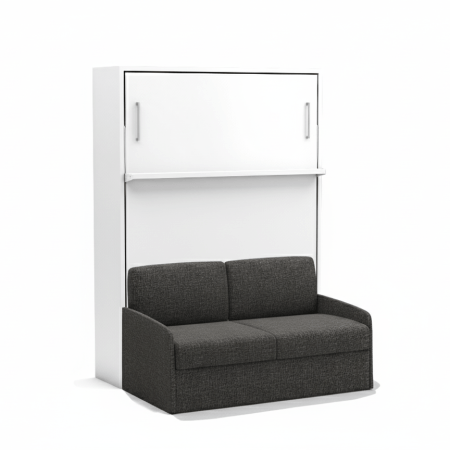 1persoons bed met bank
