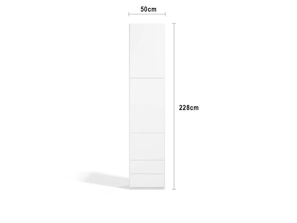 afmetingen witte 3 kasten 2 laden