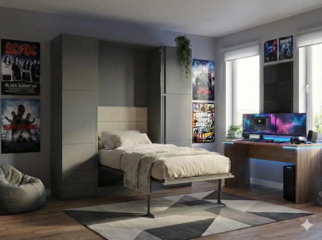 opklapbed 100x200cm