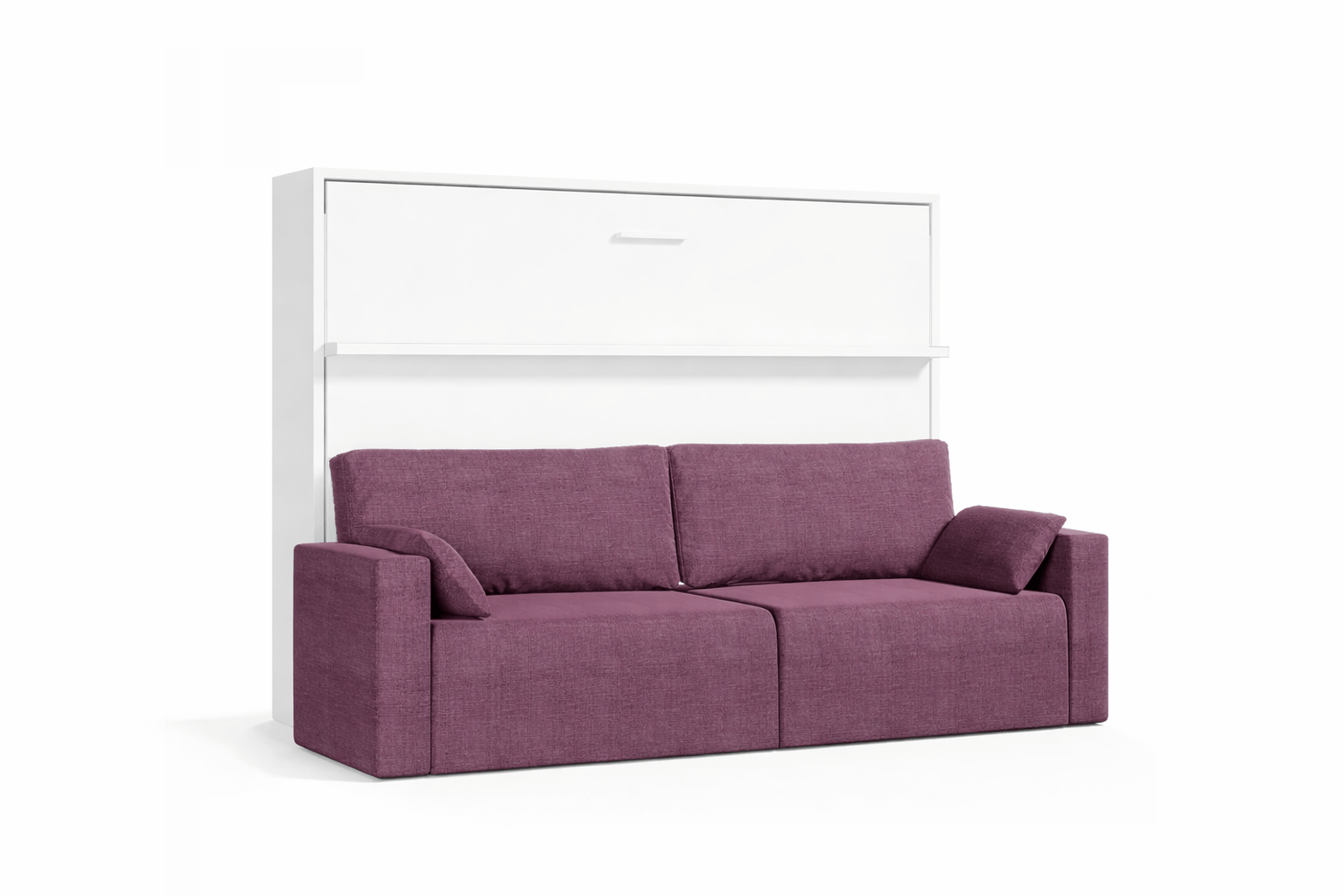 Tweepersoons Opklapbed 190x200cm - Couple - wit met bank - Polyether - tot 80 KG - stofkleur Ketor 3